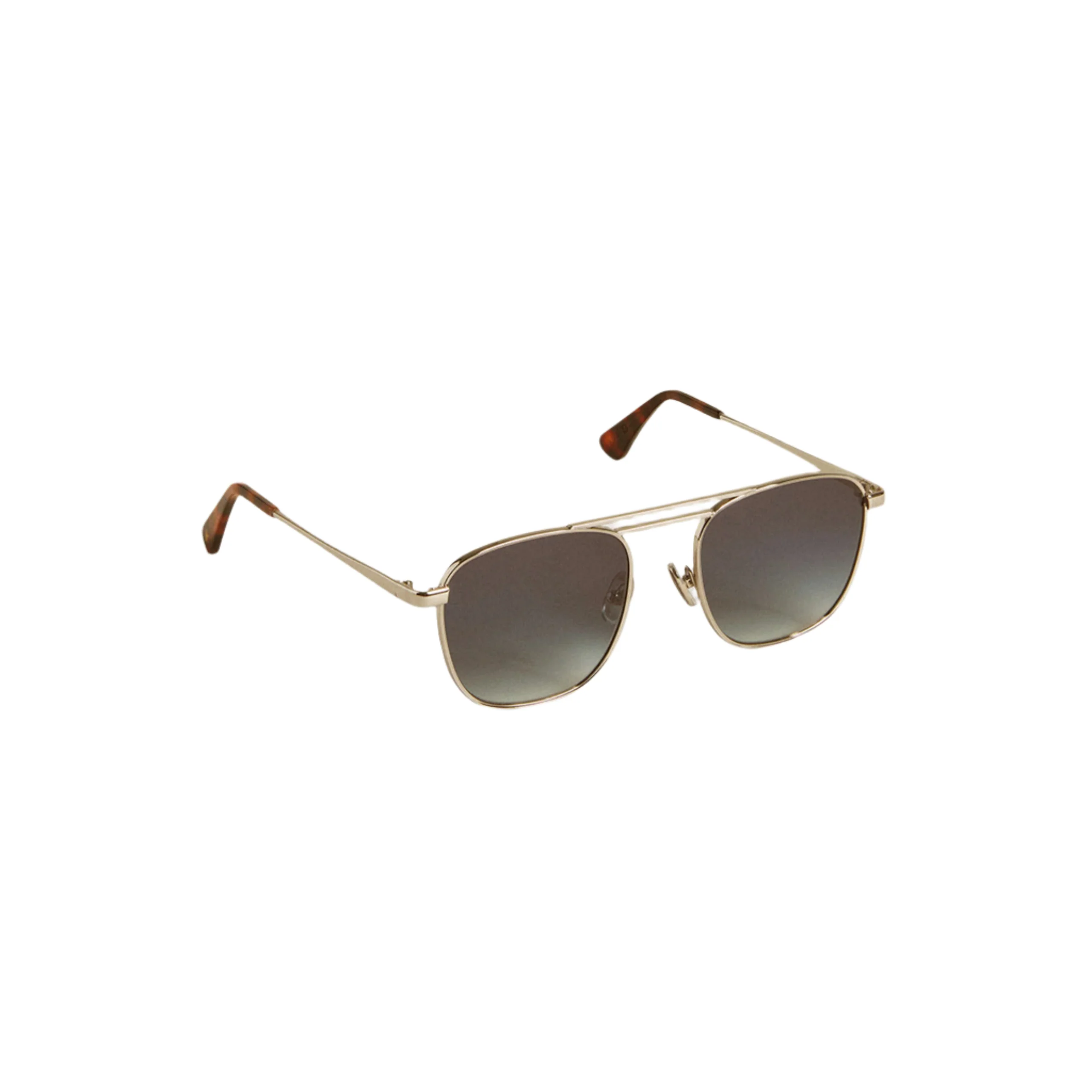 Aviator Style Sunglasses (Silver/Blue)
