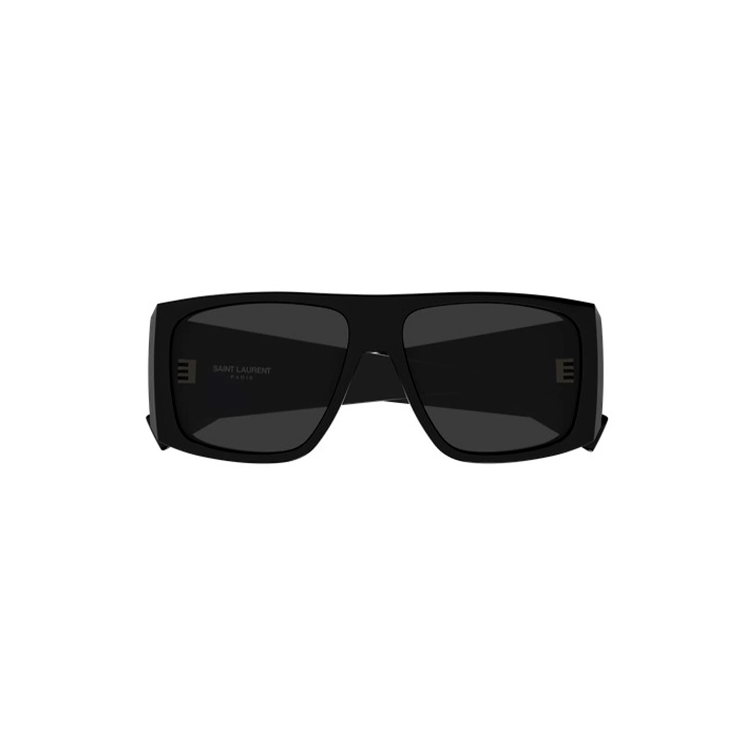 Wide Rectangular Sunglasses (Black)