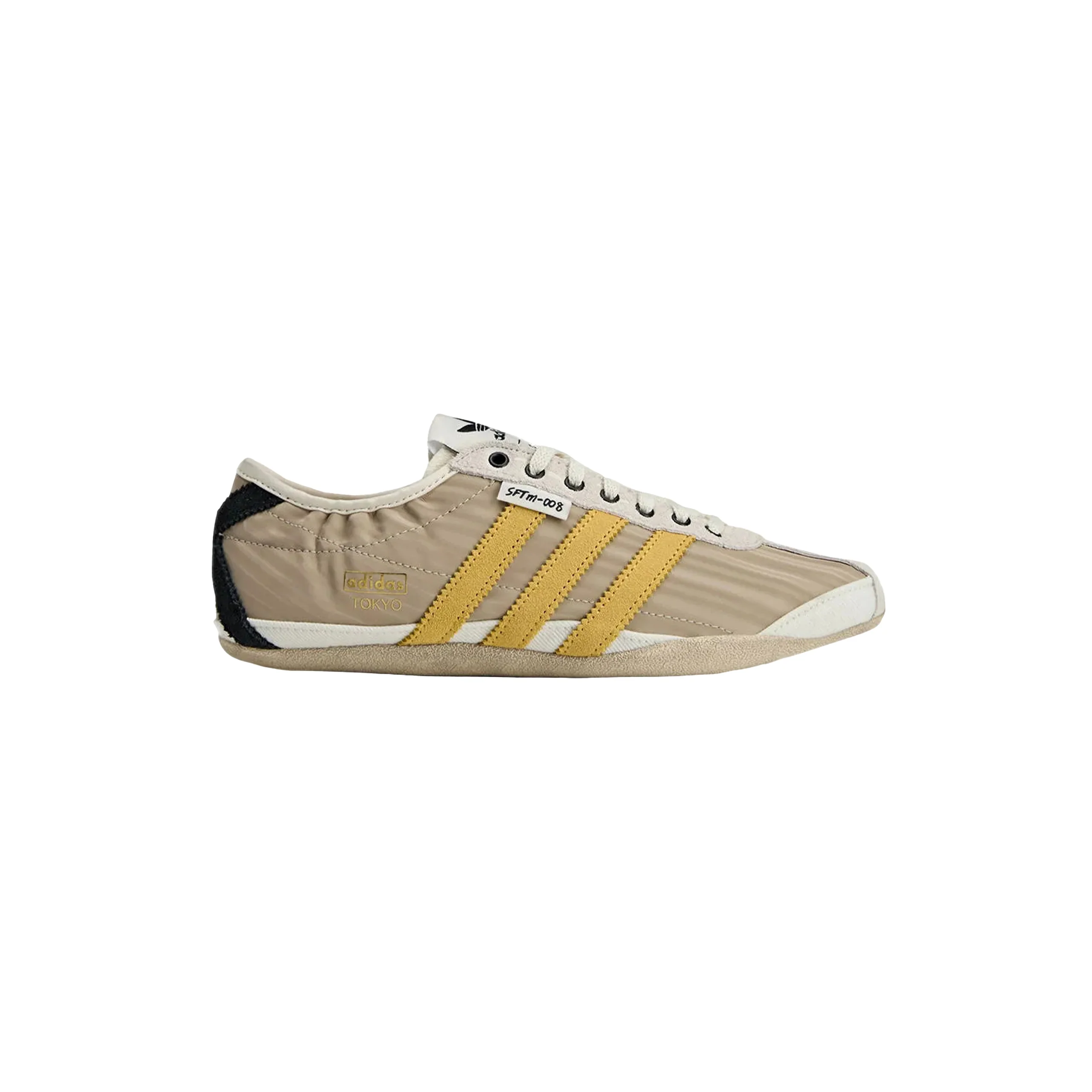 x Song For The Mute Women's Tokyo Sneakers (Off-White/Core Black/Yellow)