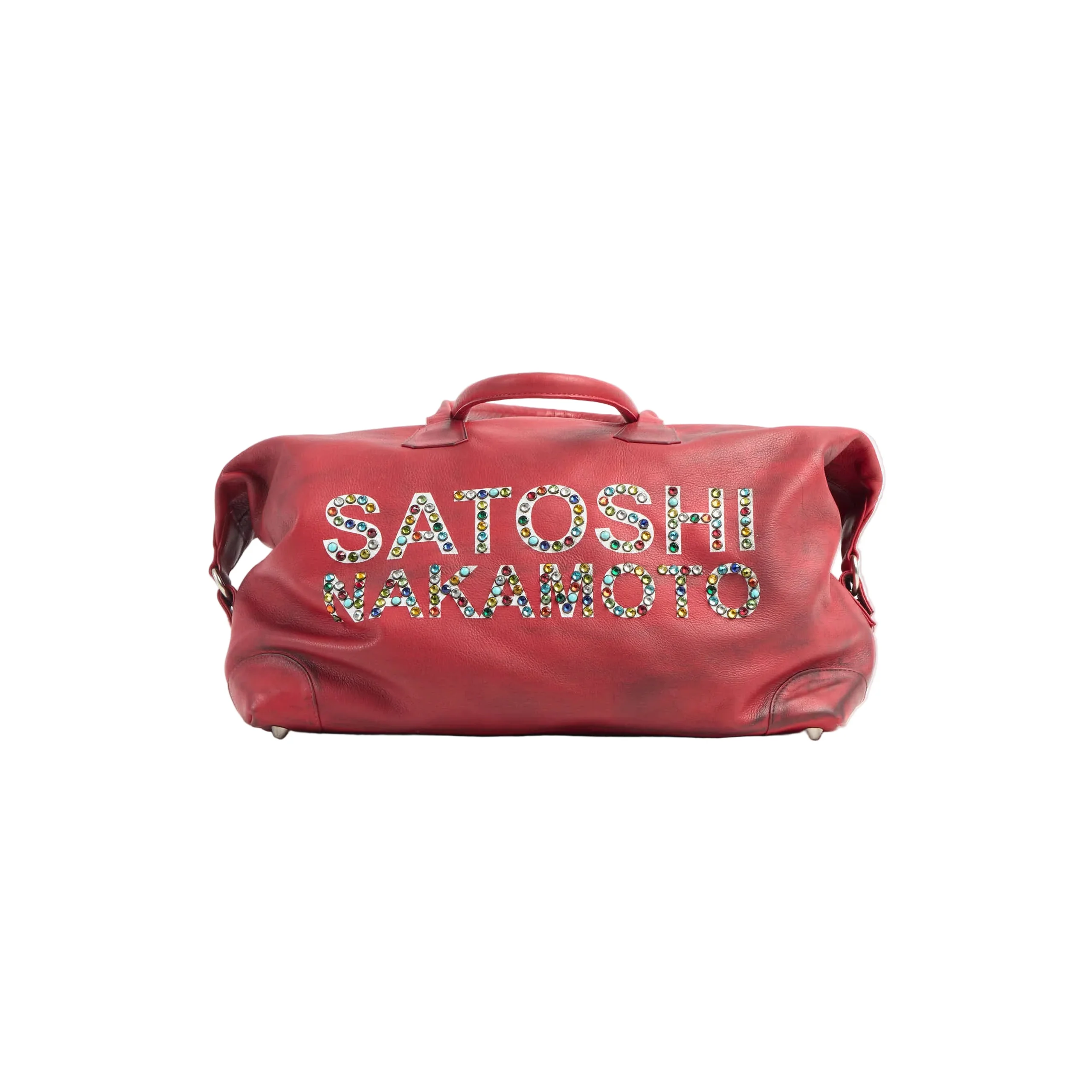 Studded Weekender (Red)