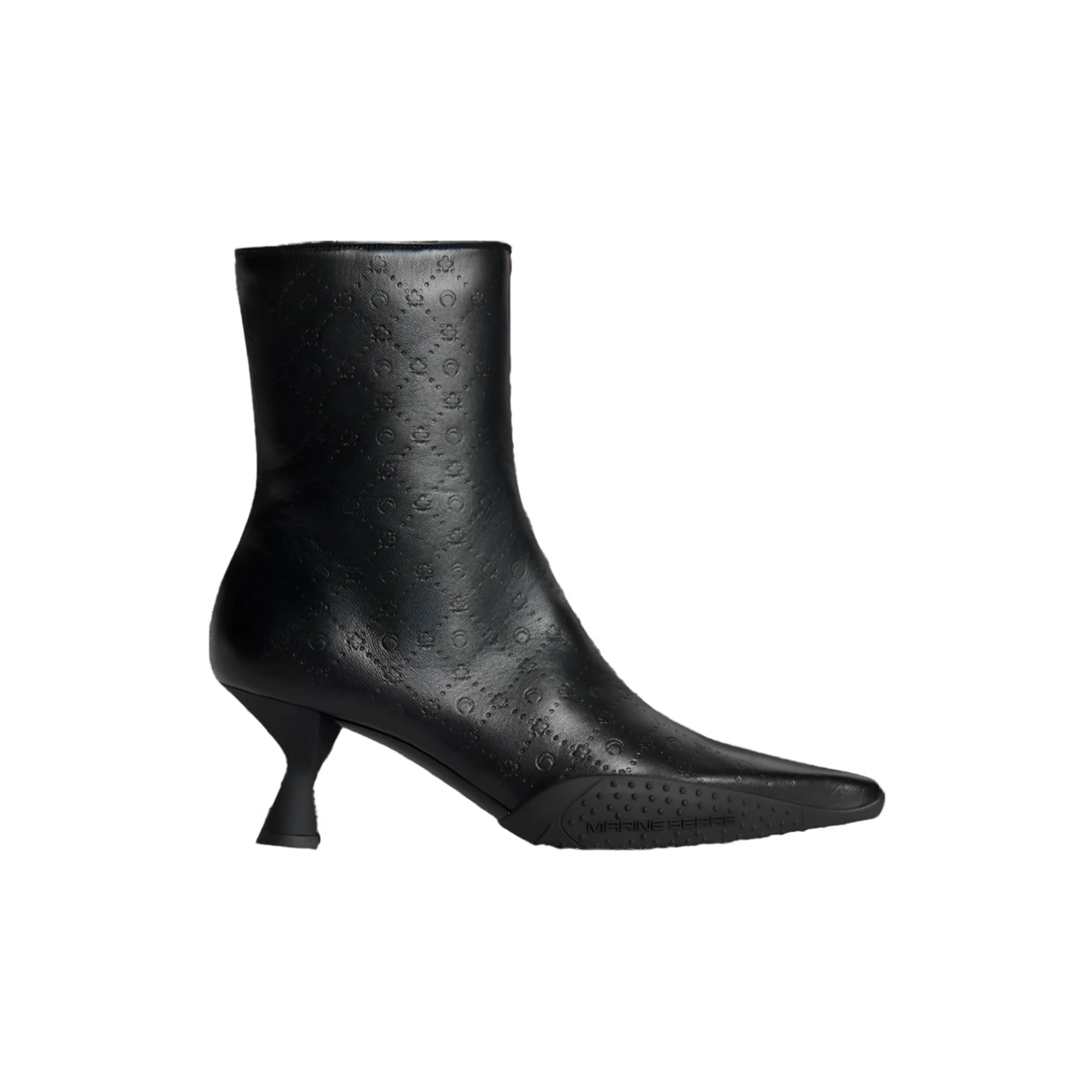 Leather Ankle Boots (Black)