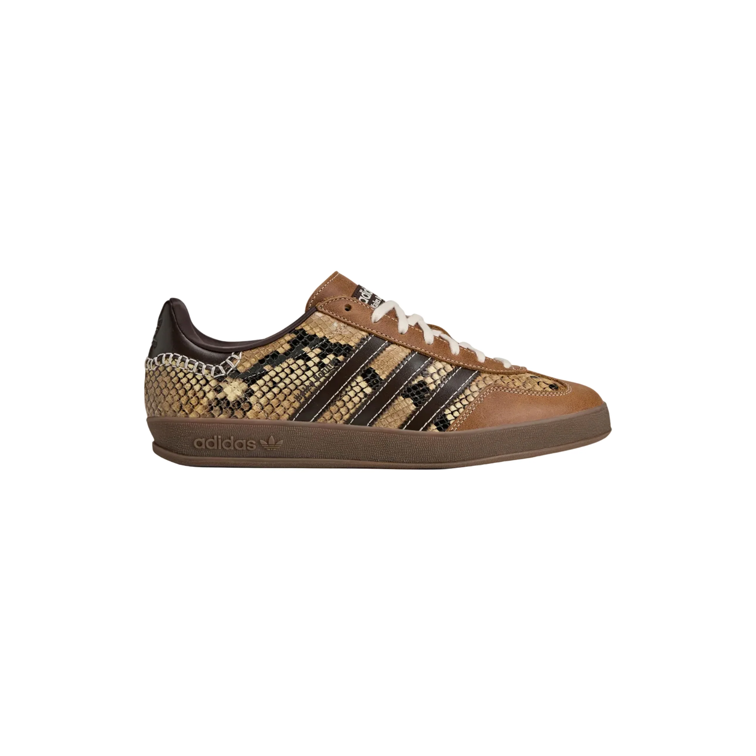 x Wales Bonner Gazelle Snake Sneakers (Dust Rust/Wonder White/Collegiate Burgundy)