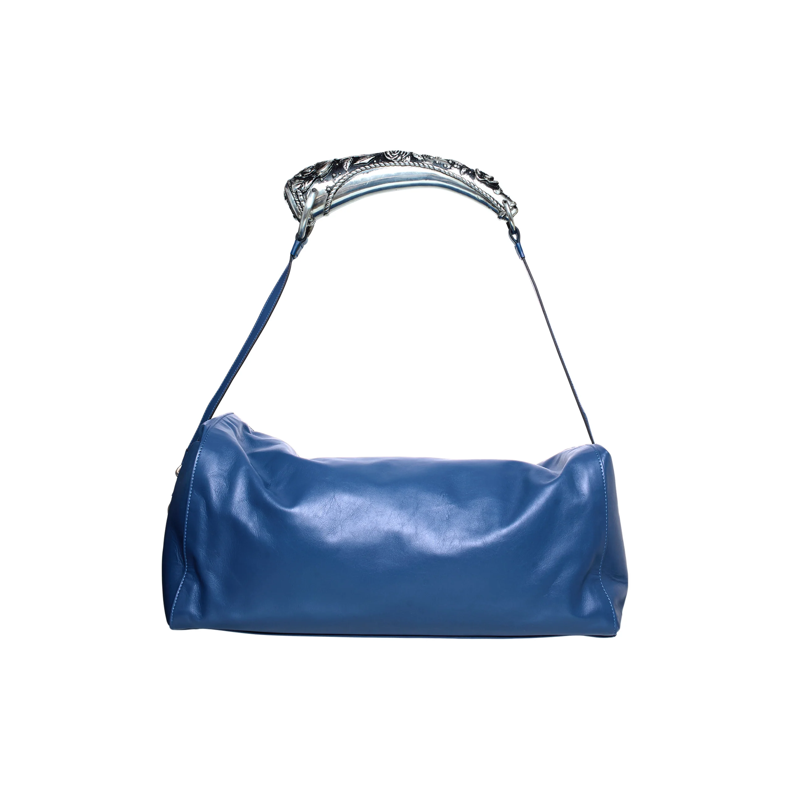 Weekend Rose Handle Bag (Blue)