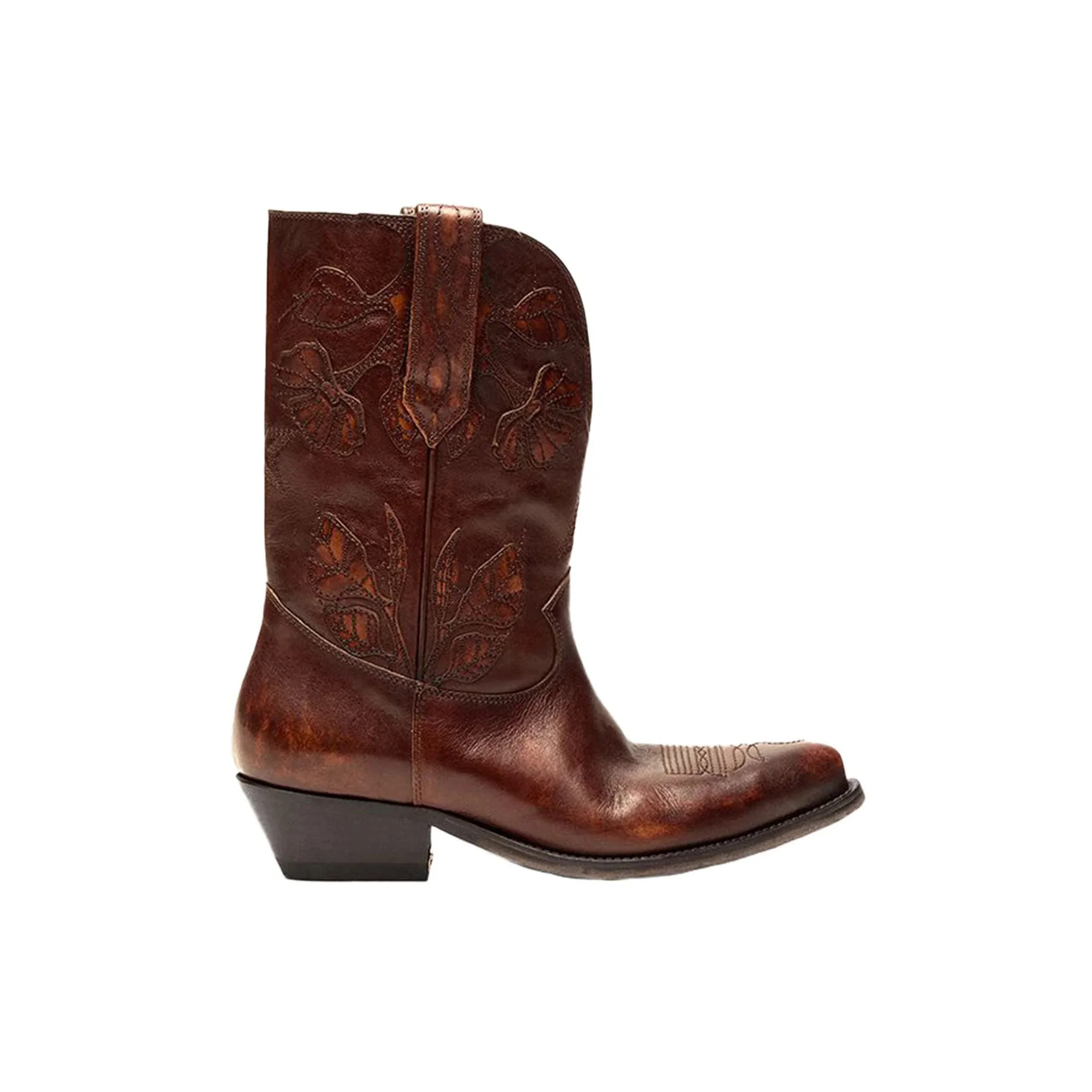 Women's Wish Star Low Boots (Dark Brown)