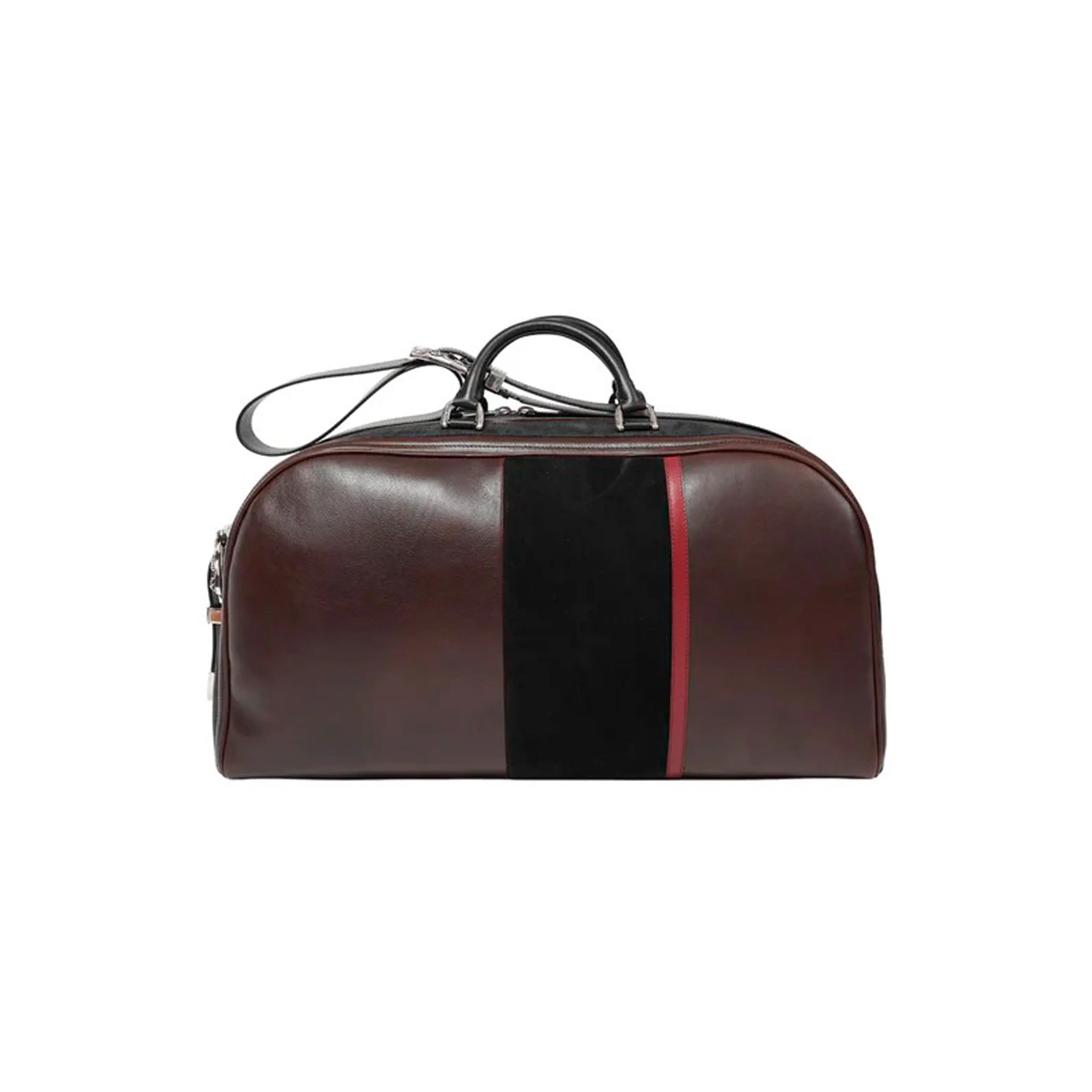 Barnett Belt Strap Weekender (Burgundy/Black/Red)