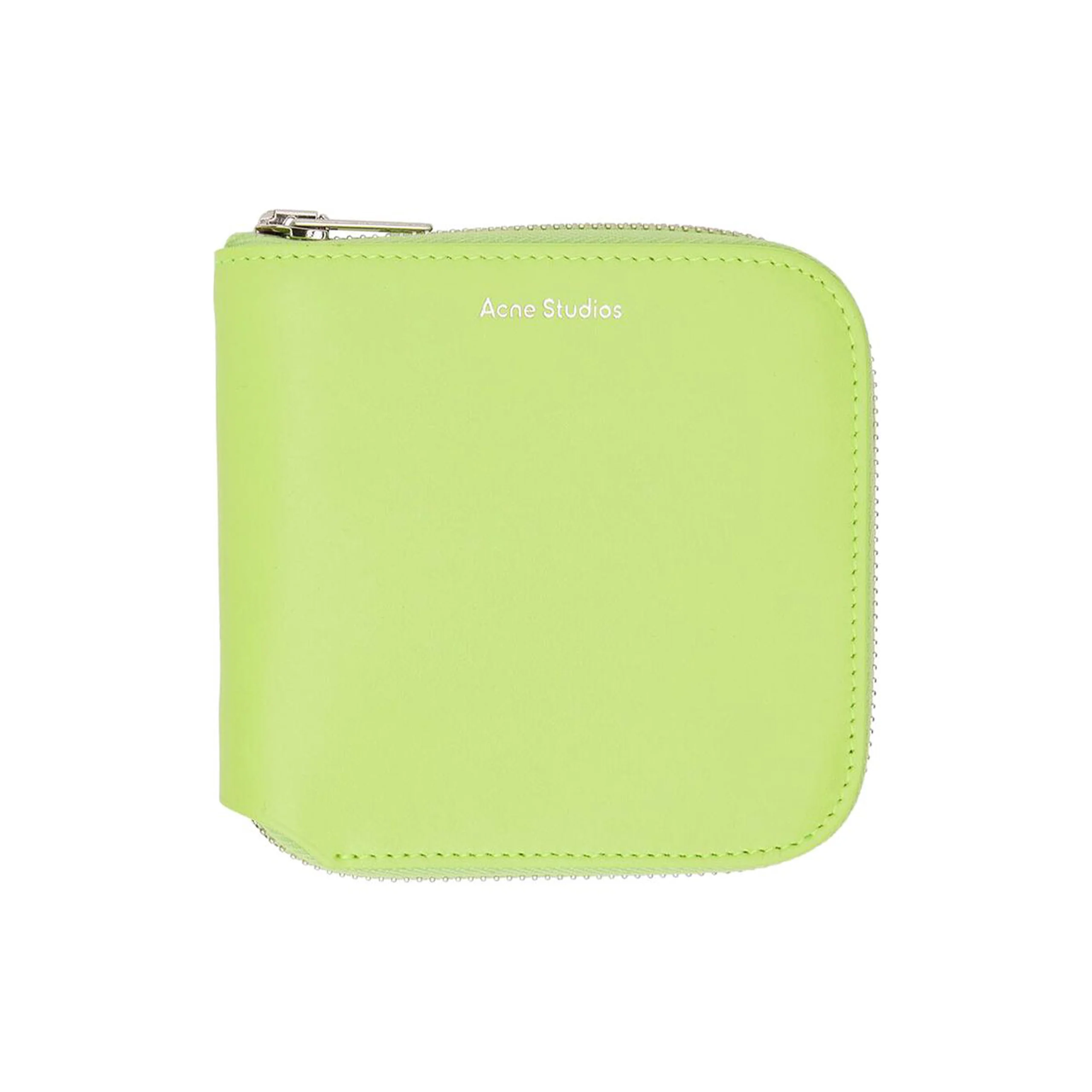 Zippered Wallet (Lime Green)