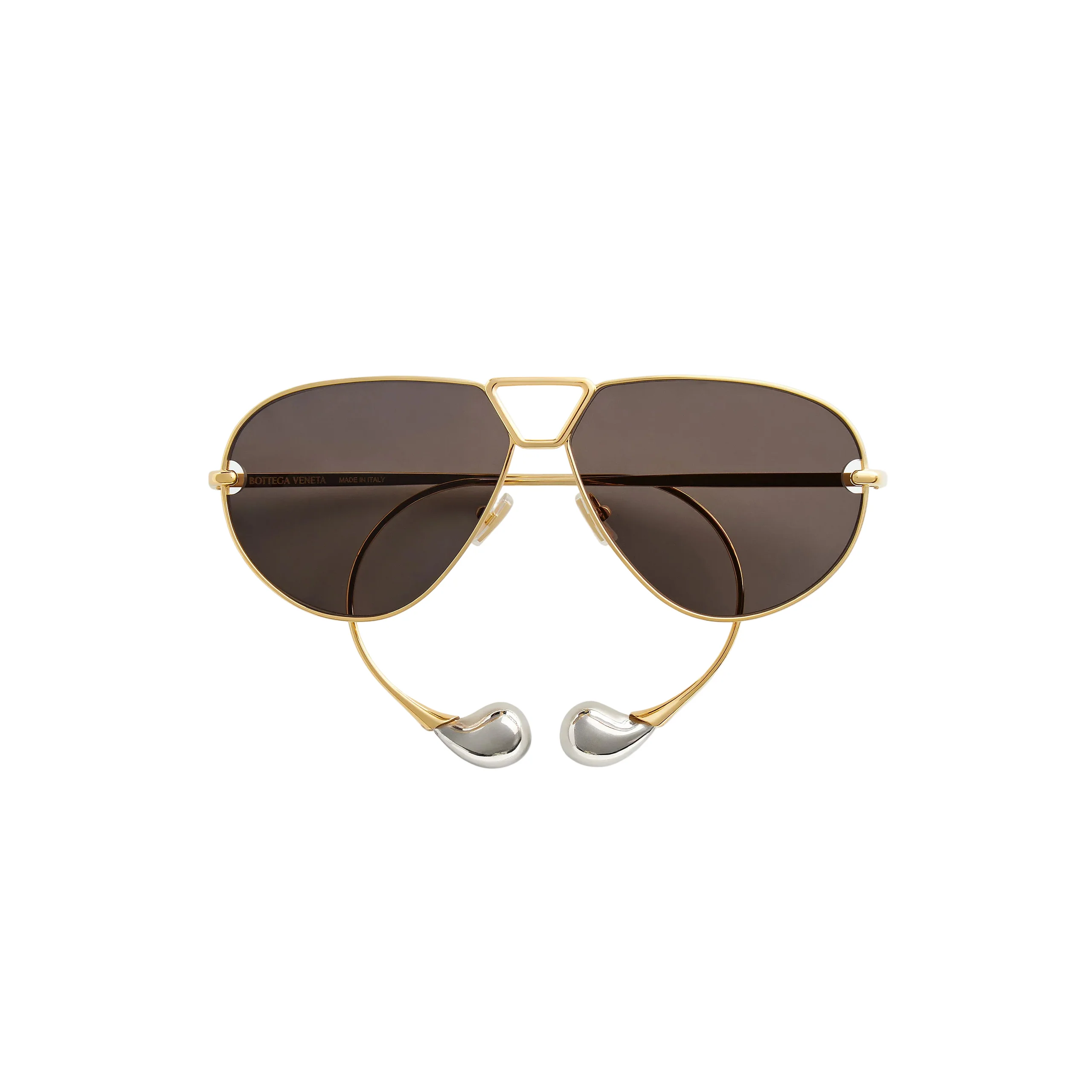 Drop Aviator Sunglasses (Gold/Grey)