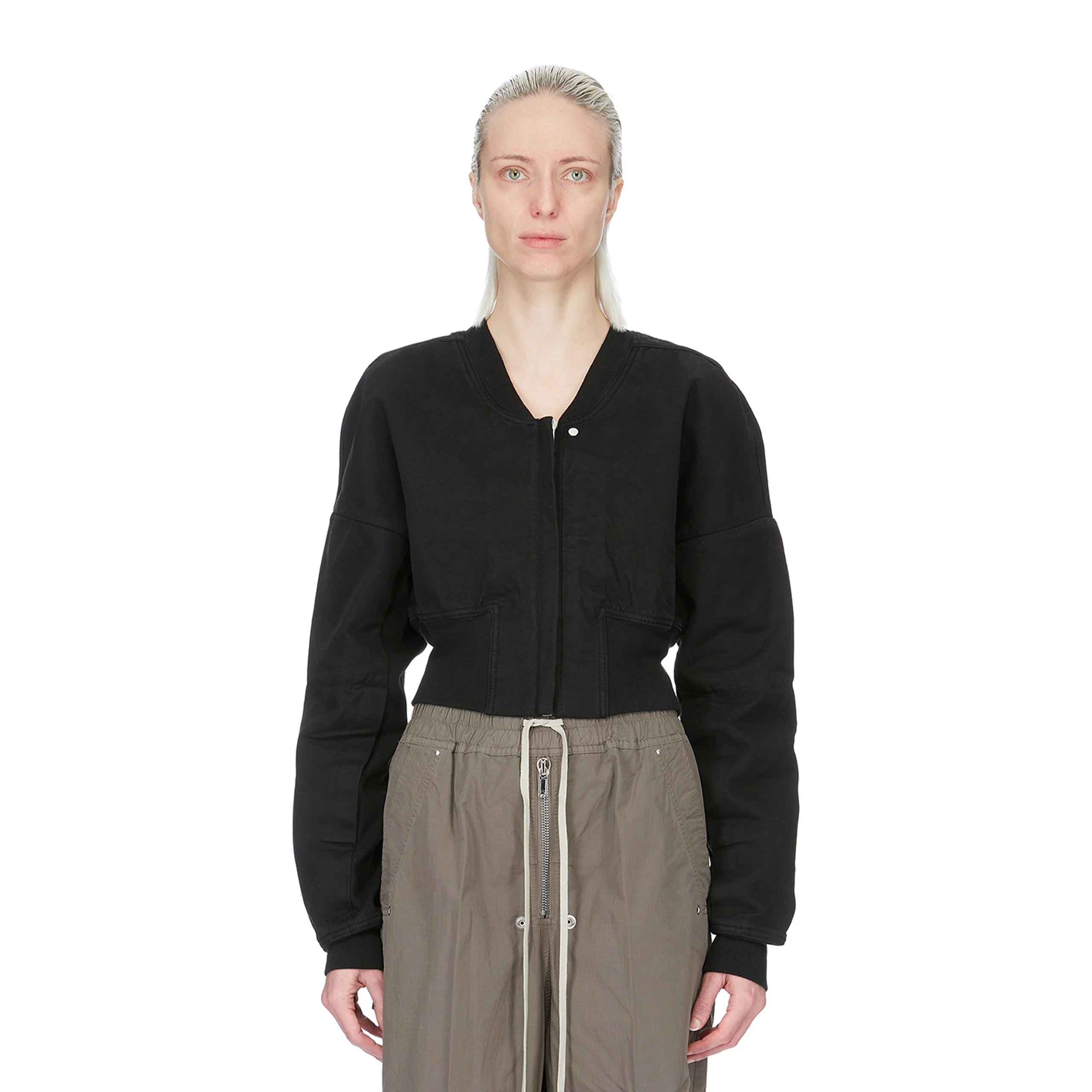 Flight Cropped Jacket (Black)