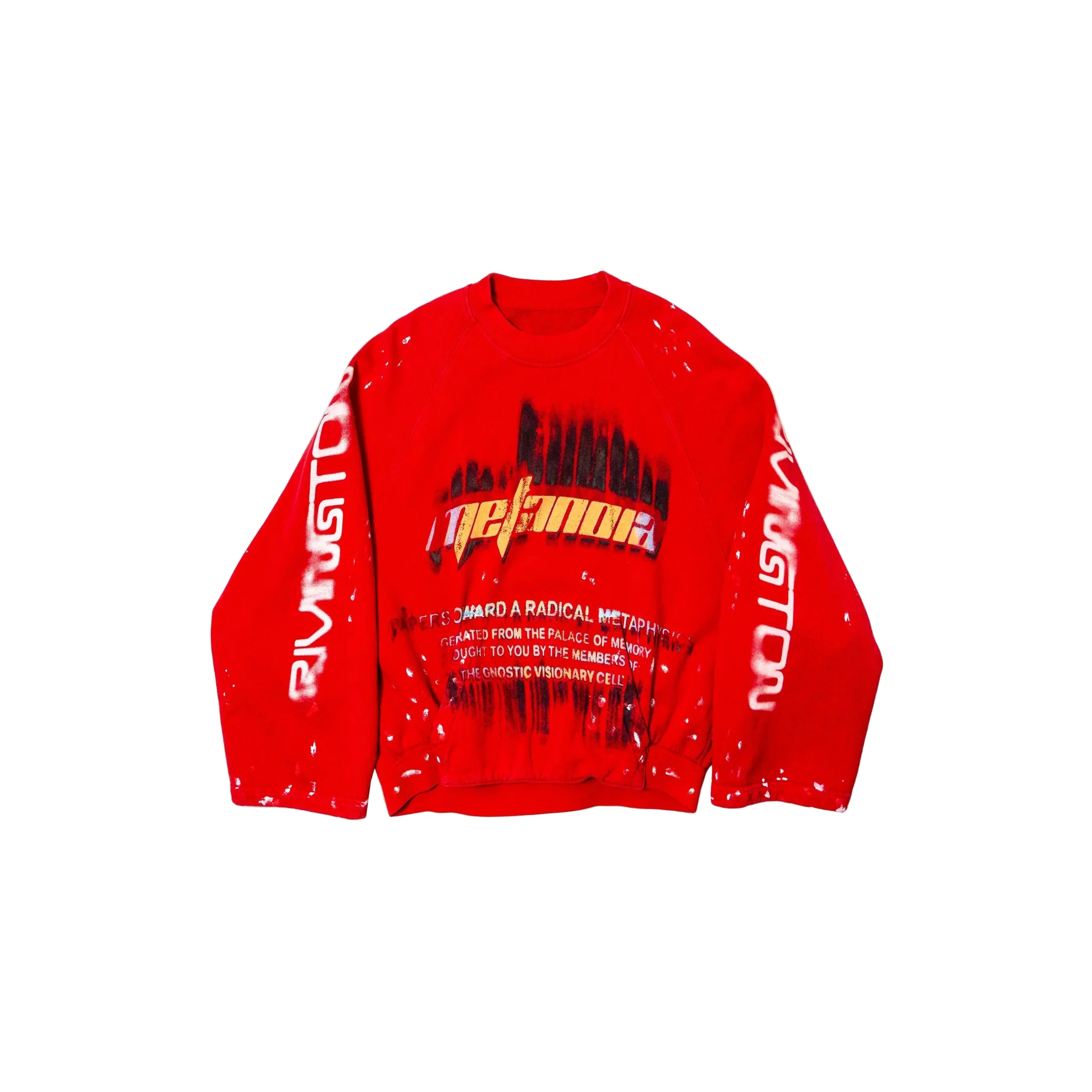 Radical Paper Rose Crewneck (Meta Red)