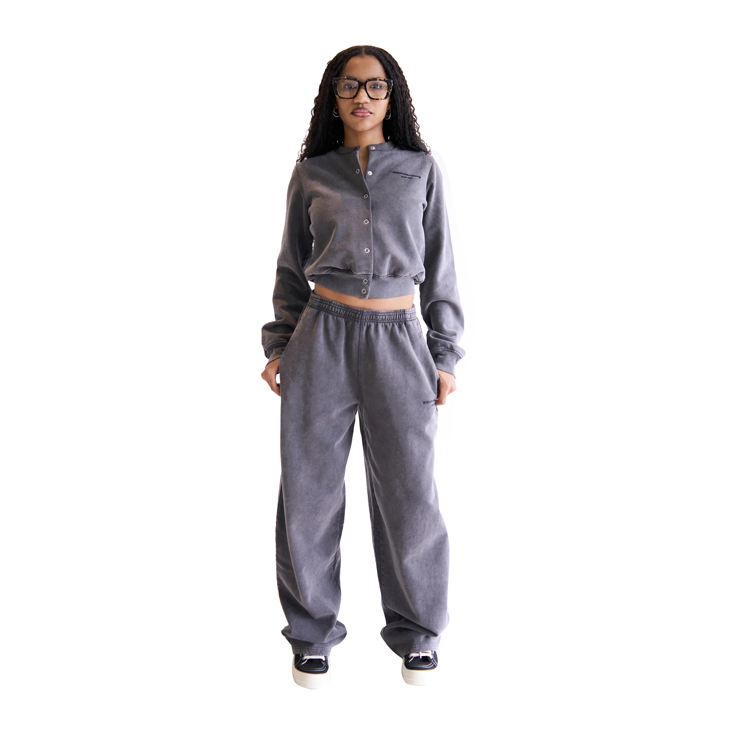 Articulated Leg Sweatpants (Washed Black)