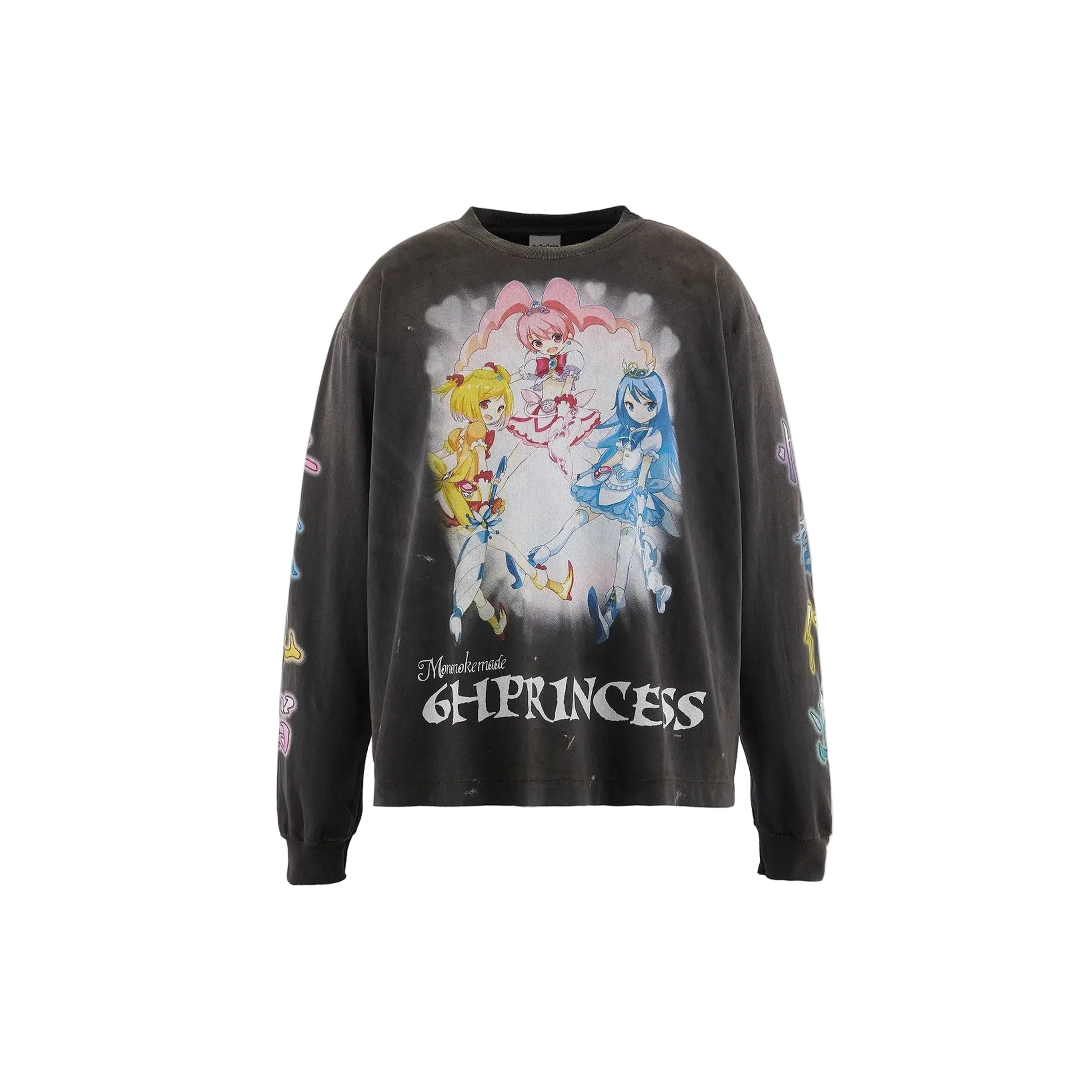 Superflat Long Sleeve T-shirt (Black)