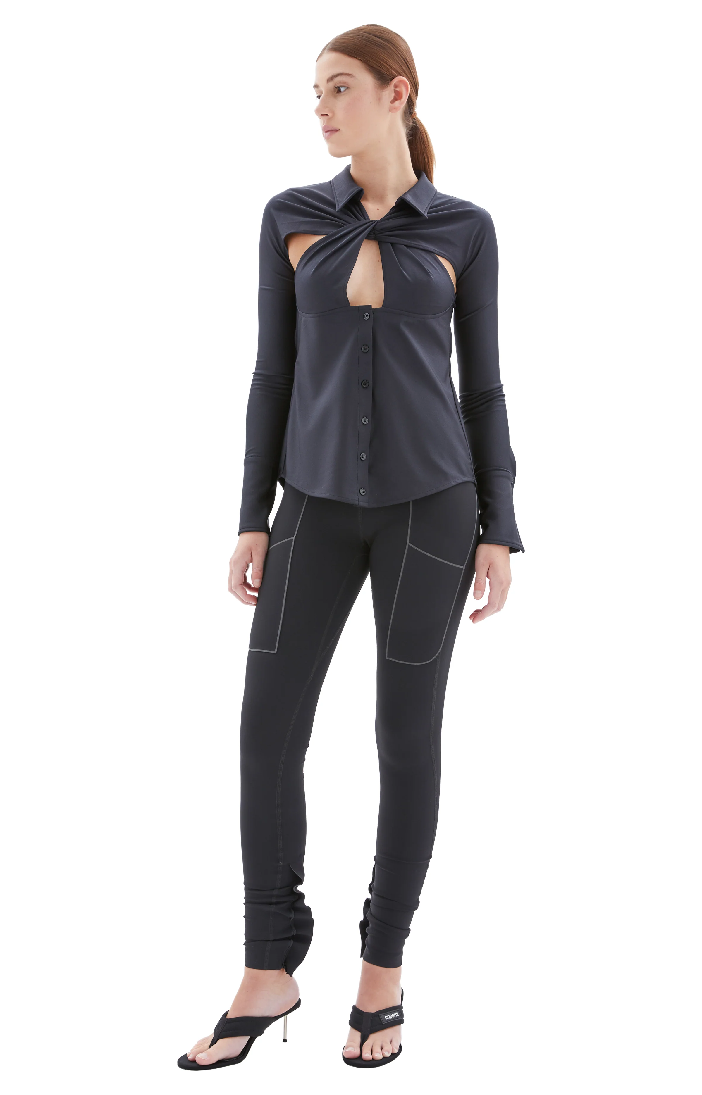 C+ Zipped Trousers (Black)