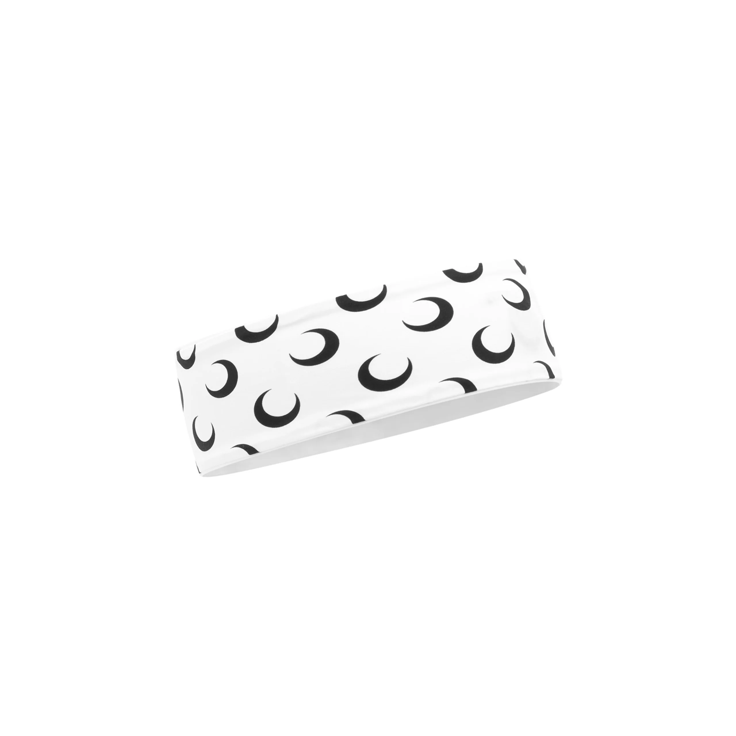 Moon Printed Athleisure Headband (Optical White)