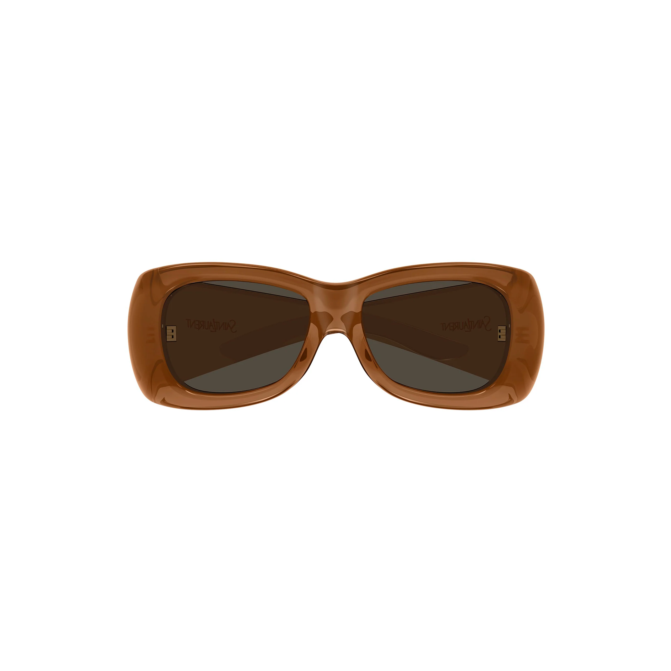 Oversized Pillowed Sunglasses (Brown)