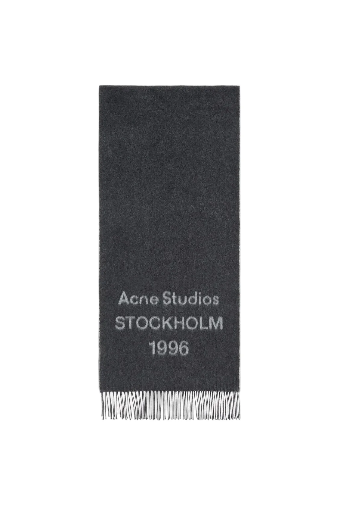 Wide Logo Scarf (Black/White)