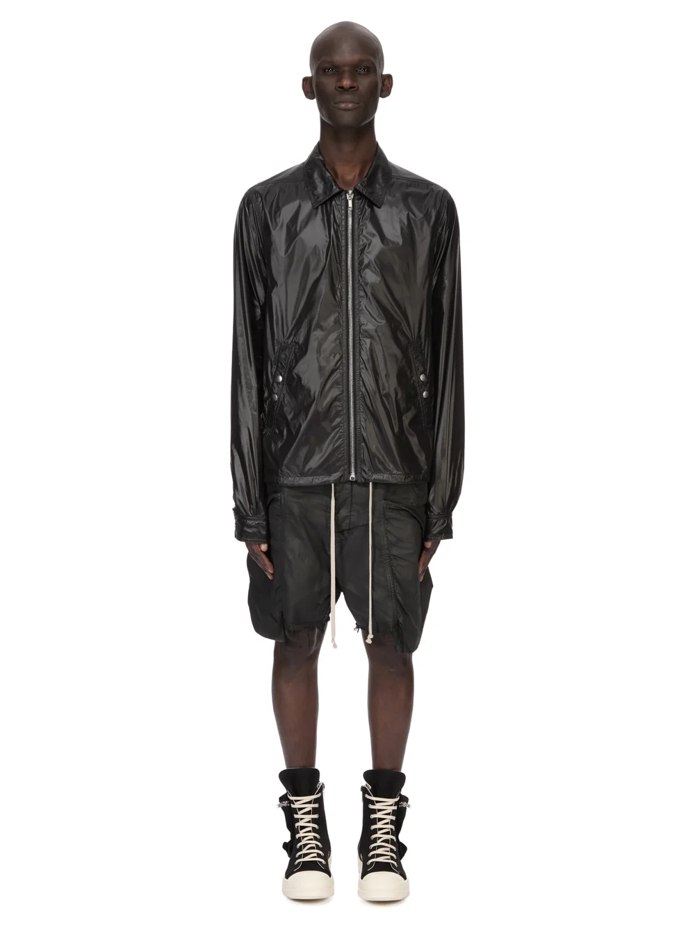 Zip Front Jacket (Black)